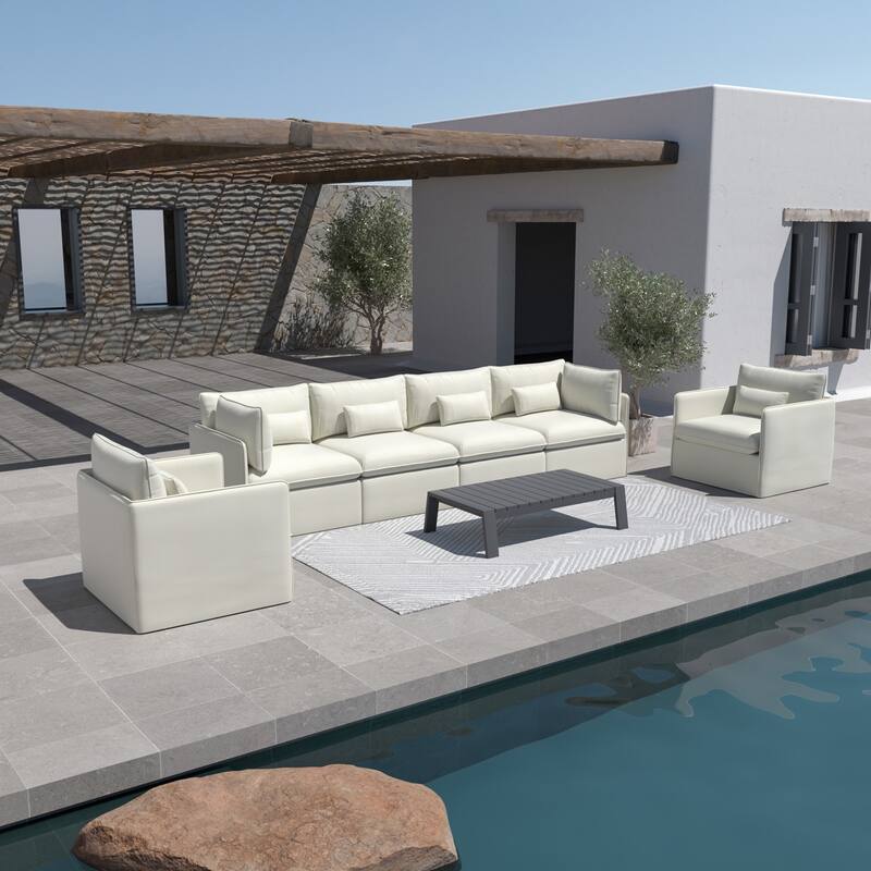 Simon 7pc Multi-Chair Seating Set