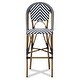preview thumbnail 12 of 15, Indoor and Outdoor Stackable Bar Stool by Baxton Studio