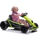 preview thumbnail 17 of 17, Kids Ride On Go Kart,Extra Powerful Motors,9Ah Large Battery 8MPH High Speed Electric Vehicle Car Drifting with Music,Horn Green