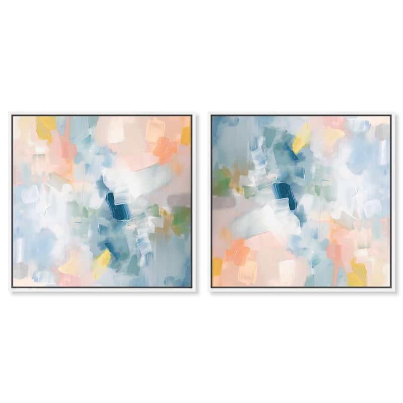 Gold Dust II Canvas by Art Remedy - 10" x 15" - White