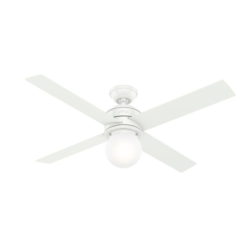 Hunter 52" Hepburn Ceiling Fan with LED Light Kit and Wall Control - Vintage, Mid-Century Modern, Transitional