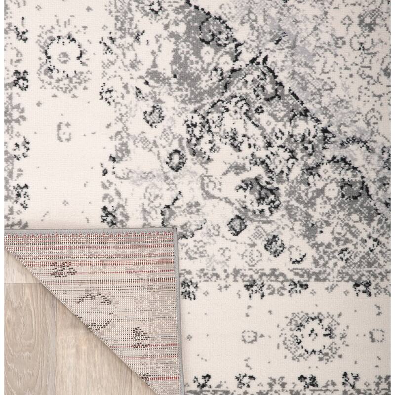 World Rug Gallery Vintage Oriental Distressed Medallion Rug