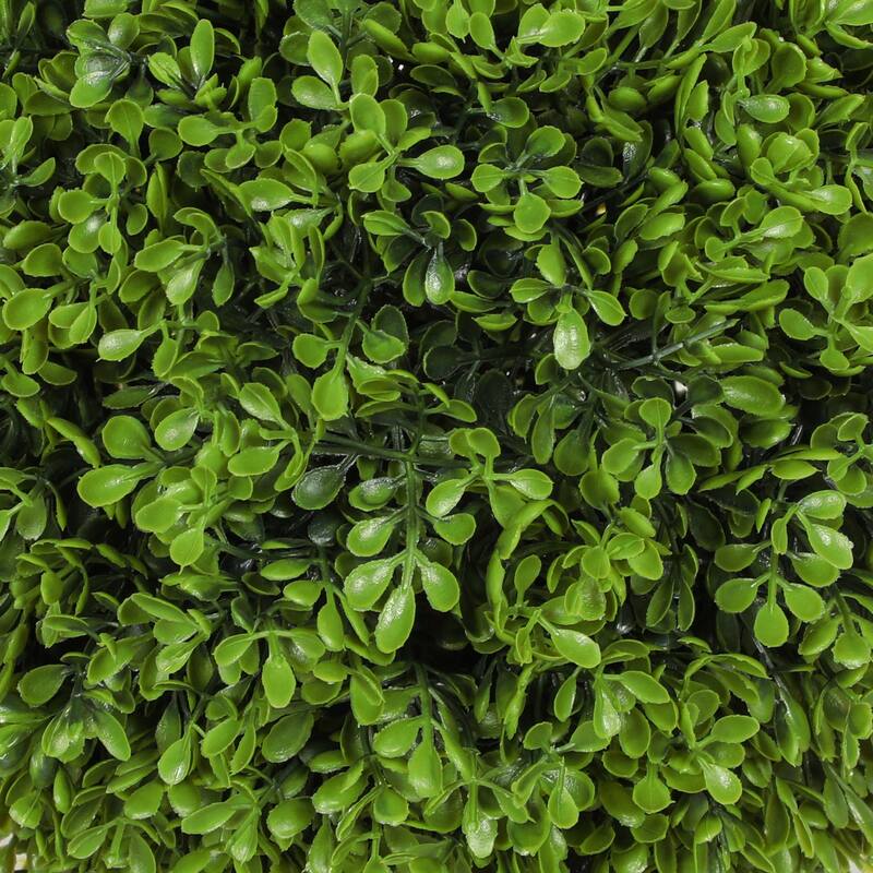 HOMCOM Artificial Plant for Home Decor Indoor & Outdoor Fake Plants Artificial Tree in Pot, 3 Ball Boxwood Topiary Tree