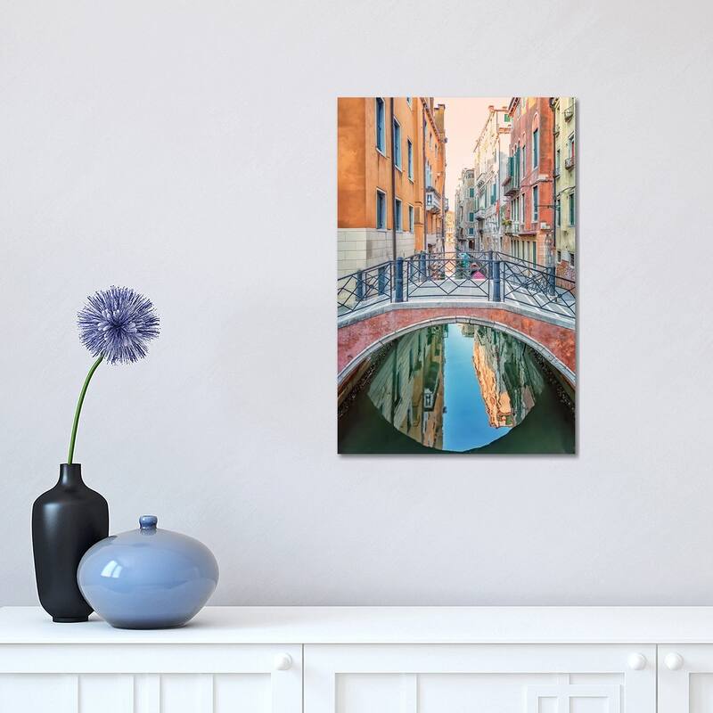 iCanvas "Venice Reflection" by Manjik Pictures Canvas Print - 18x12x1.5