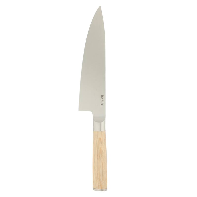 Babish High Carbon 1.4116 German Steel Full Tang 8-Inch Chef Knife - for Chopping, Slicing, Dicing & Everyday Prep