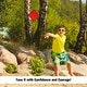preview thumbnail 3 of 10, Costway Weather Resistant Cornhole Bags Black Red Set of 12 Beanbag - See Details