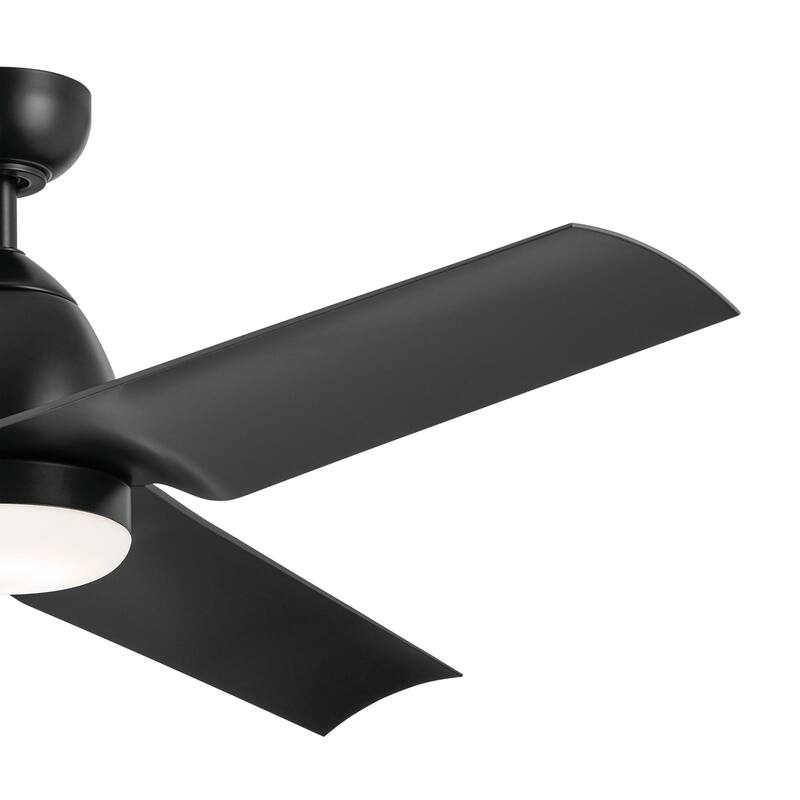 Kichler Lighting Fit 54 in. Integrated LED Outdoor Downrod Mount Ceiling Fan