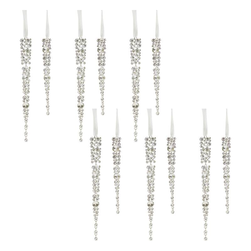 Jewel Icicle Ornaments (Set of 12)