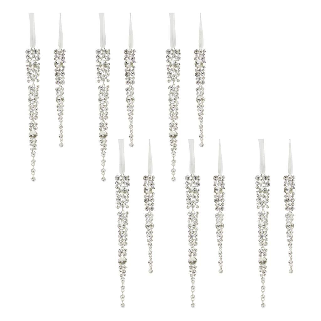 Jewel Icicle Ornaments (Set of 12)