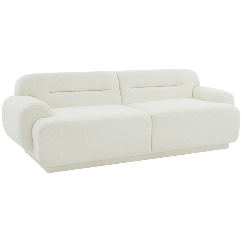 SAFAVIEH Couture Maddison Sofa - 90 In W x 35 In D x 29.5 In H - 90Wx35Dx30H