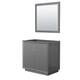 Option Dark Gray / Satin Bronze Hardware