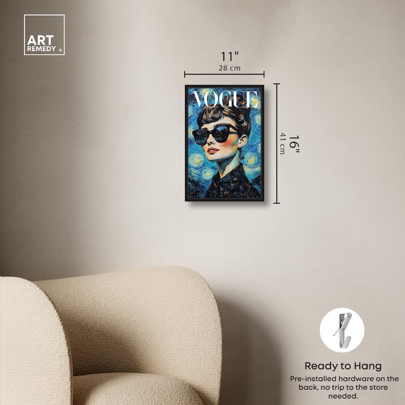 Starry Night Icon Canvas by Art Remedy