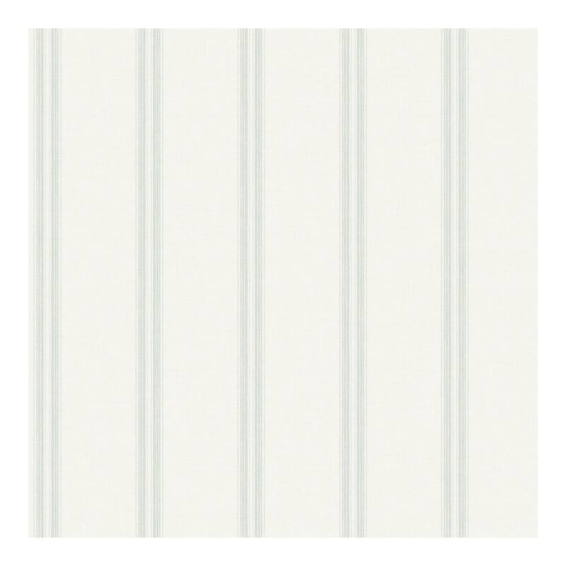 Chesapeake Johnny Teal Stripes Wallpaper - 20.5 x 396 x 0.025