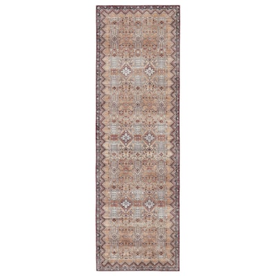 Dalia Machine Washable Trellis Area Rug