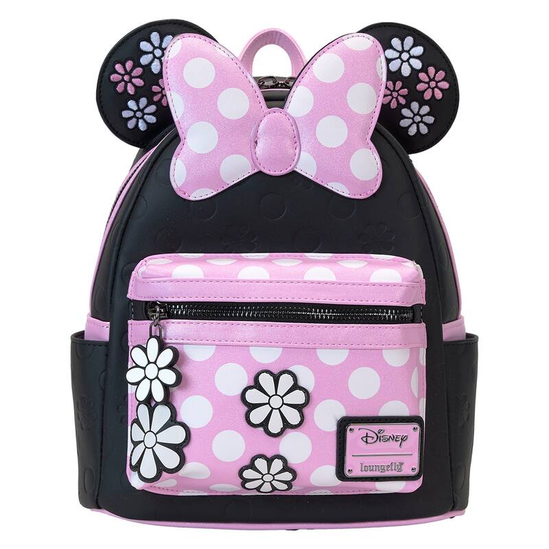 Diseny Minnie Mouse Floral Rock The Dots Mini Backpack