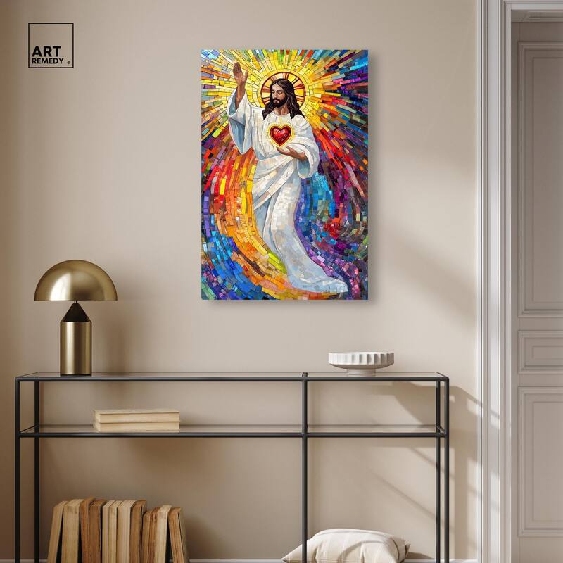 Blocks of Benediction II Canvas by Art Remedy, Gallery Wrapped