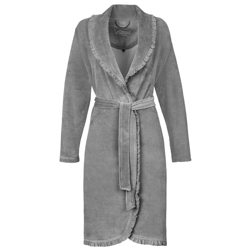 VOSSEN 'Ariel' Women's Shawl Collar Bathrobe