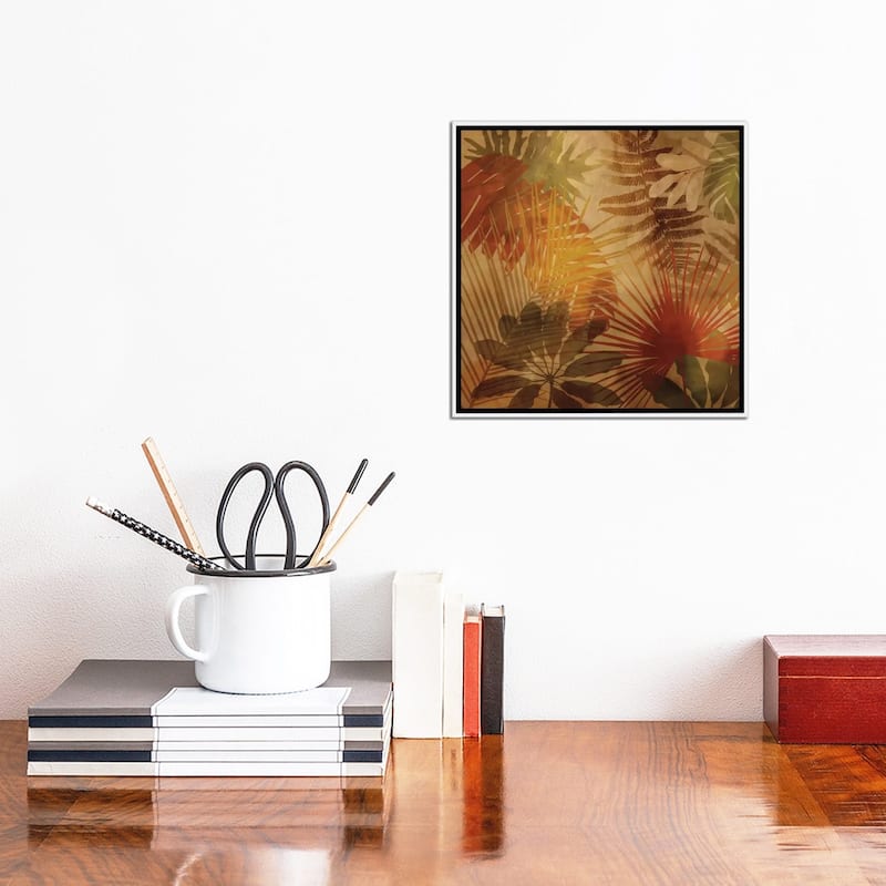 iCanvas "Sunlit Palms II" by John Seba Framed Canvas Print