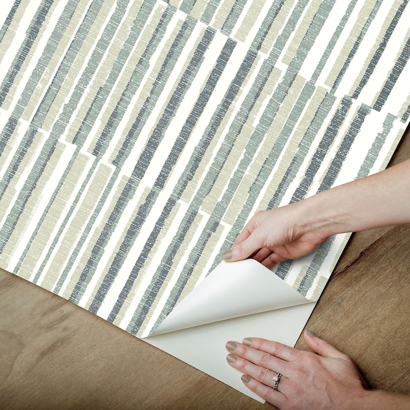 Kingston Grey Peel and Stick Wallpaper