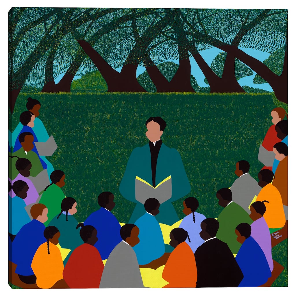 Lessons Gullah Islands by Synthia SAINT JAMES Canvas Art Print