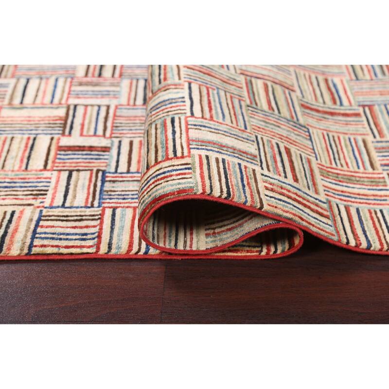 Gabbeh Kashkoli Area Rug Wool Hand-knotted Contemporary Foyer Carpet - 4'7" x 6'3"