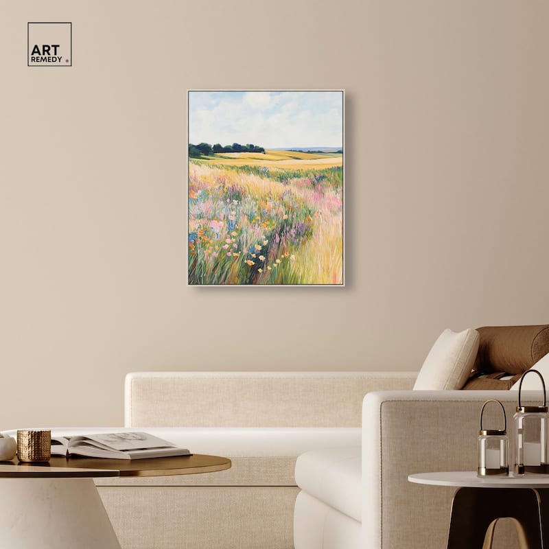 Open Field II Canvas by Art Remedy