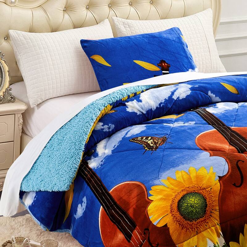 Unicorn Flamingo Kids Comforter Set Best Gift