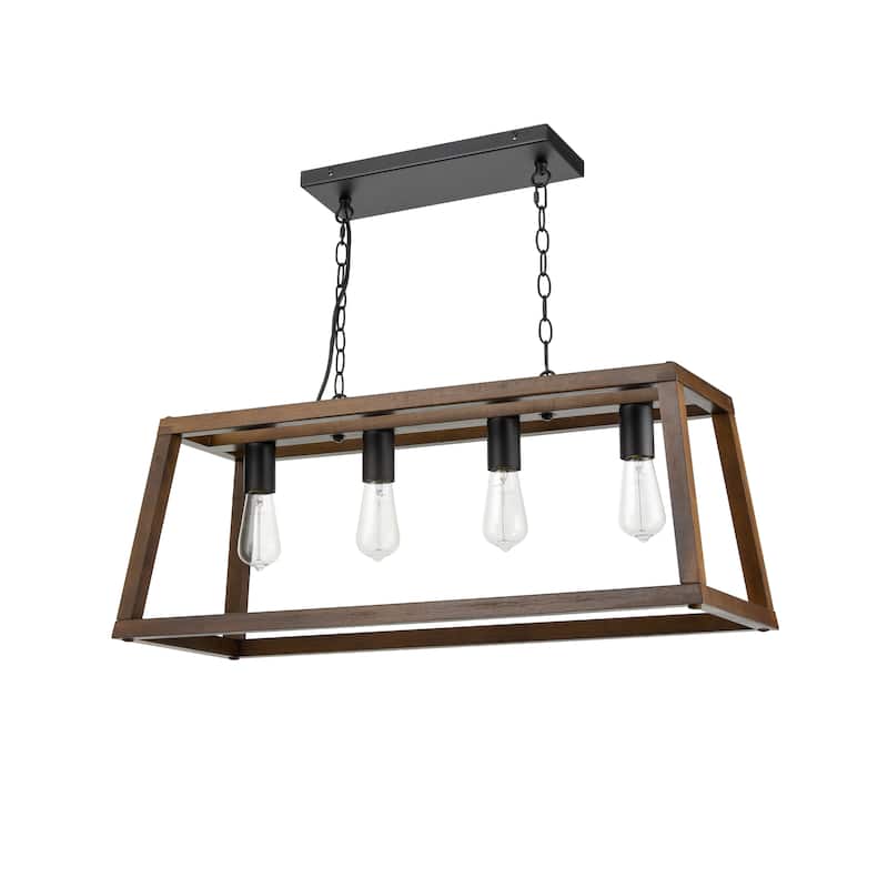 Light Society Bristol Wood Pendant Lamp