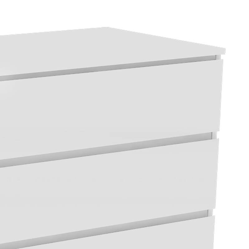 Minimalist Design Double Dresser with Six Drawers