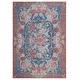 preview thumbnail 10 of 10, SAFAVIEH Besarabian Machine Washable Jaime French Country Rug 5' 3" x 7' 6" - Blue/Sage Rust - Rectangle