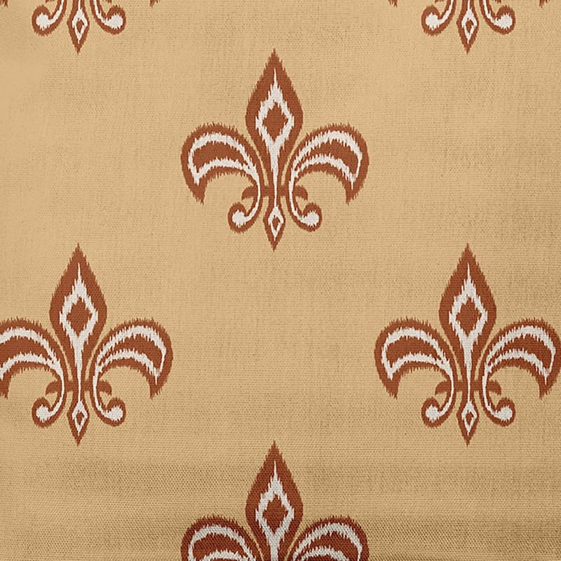 Fleur de Lis Indoor/Outdoor Throw Pillow