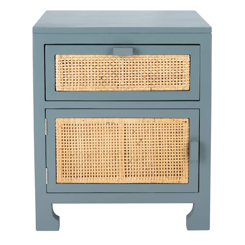 SAFAVIEH Zhane Coastal 1-Drawer 1-Door Nightstand