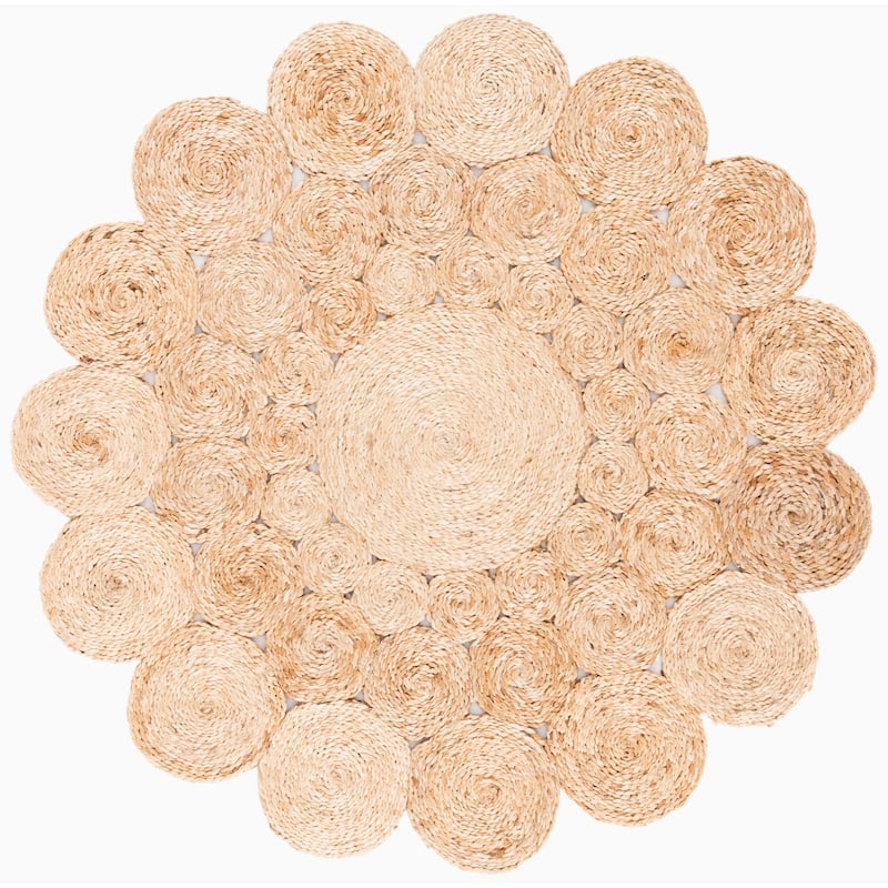 SAFAVIEH Handmade Natural Fiber Jazlene Farmhouse Rug