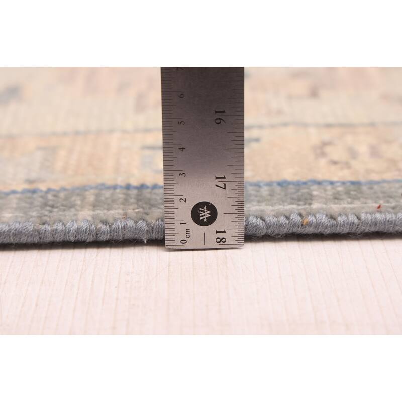 ECARPETGALLERY Hand-knotted Modern Oushak Grey Wool Rug - 9'1 x 12'3