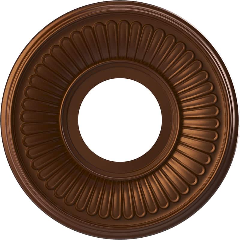 3 1/2" Inside Diameter - Berkshire Thermoformed PVC Ceiling Medallion