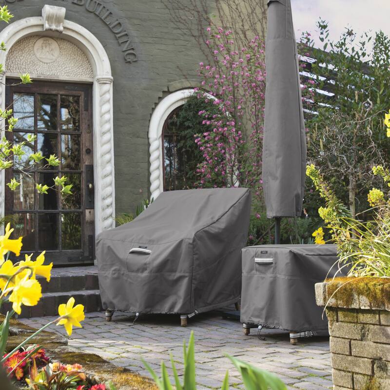 Classic Accessories Ravenna Water-Resistant 72 Inch Rectangular/Oval Patio Table Cover