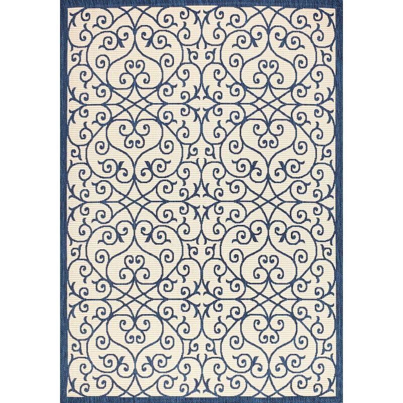 JONATHAN Y Ourika Textured Weave Indoor/Outdoor Area Rug