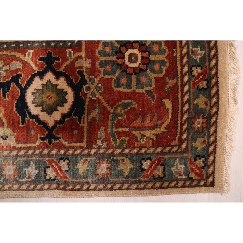 ECARPETGALLERY Hand-knotted Jules Sultane Ivory Wool Rug - 9'0 x 12'0