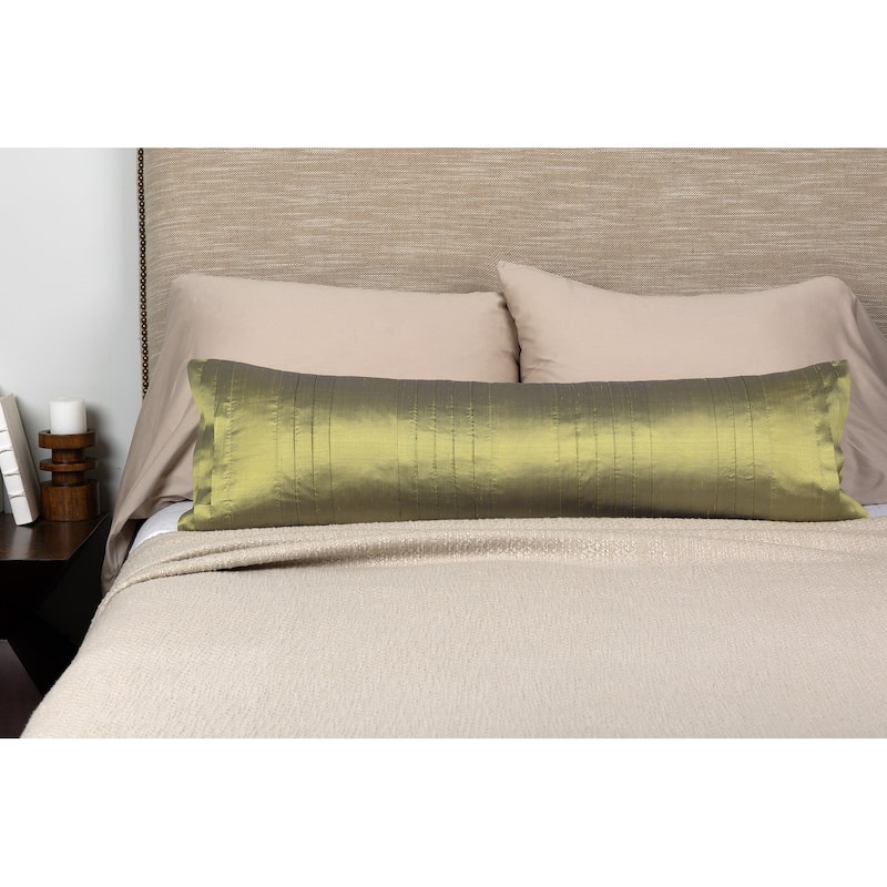 Royce Dupioni Silk Extra Long Bolster Pillow