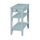 preview thumbnail 2 of 8, Convenience Concepts American Heritage 1 Drawer Chairside End Table with Shelves