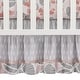 preview thumbnail 5 of 4, Lambs & Ivy Calypso Pink/Gray Koala, Elephant & Monkey Nursery 4-Piece Baby Crib Bedding Set