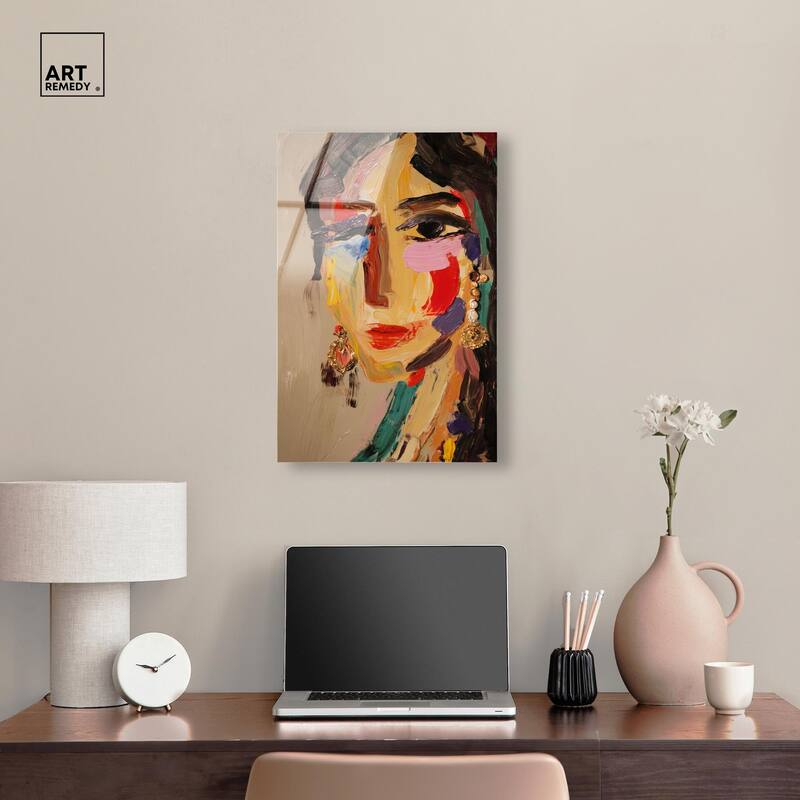 Colorful Expression II Acrylic by Art Remedy, Ready to Hang