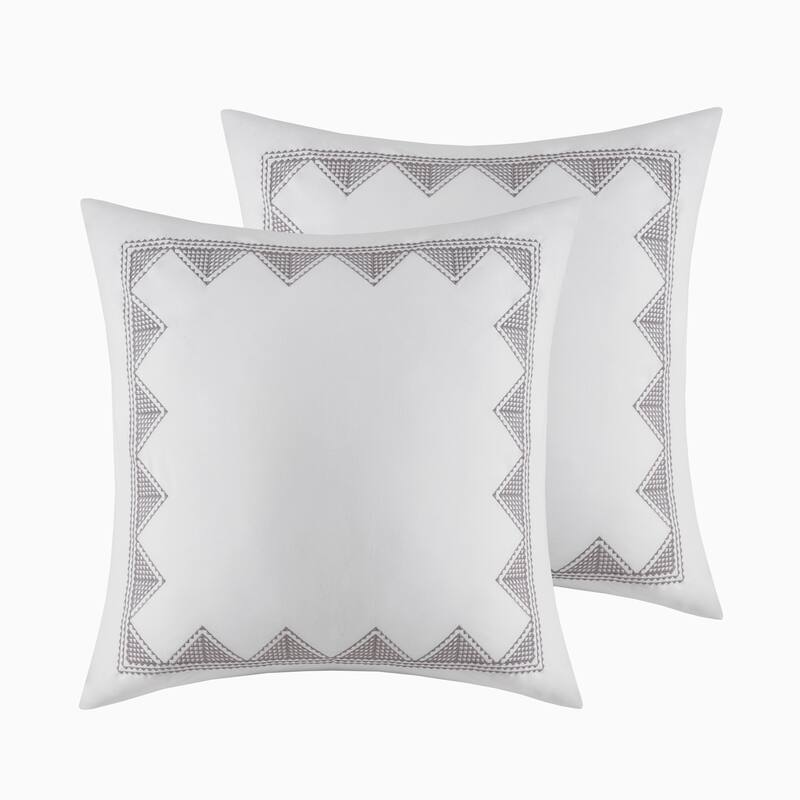 GDF Studio - Imani Cotton Printed Comforter Set with Chenille Detailing