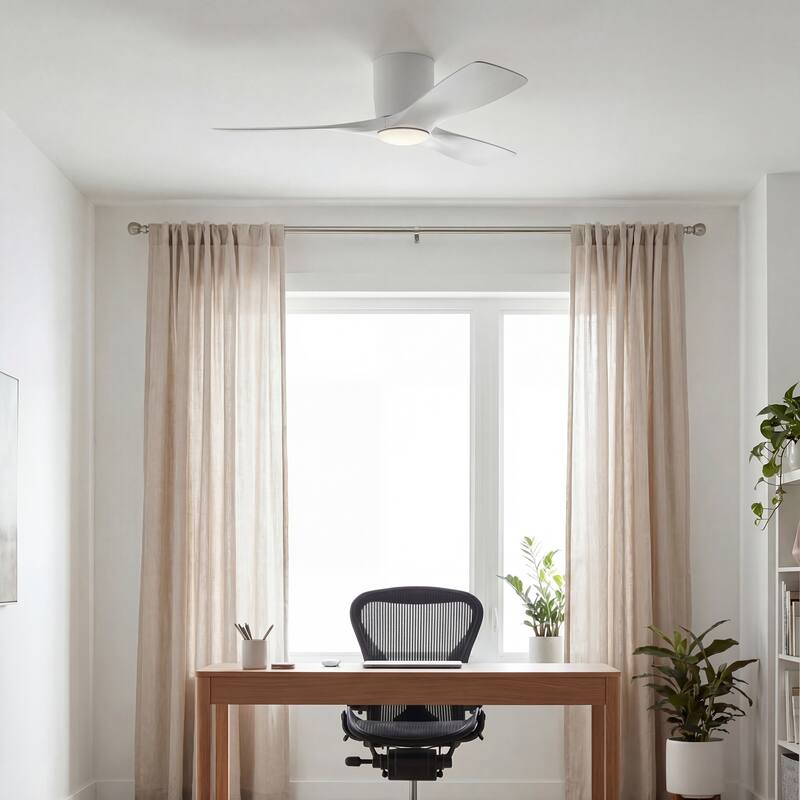 Kichler Lighting Volos 48 in. Integrated LED Flush Mount Ceiling Fan