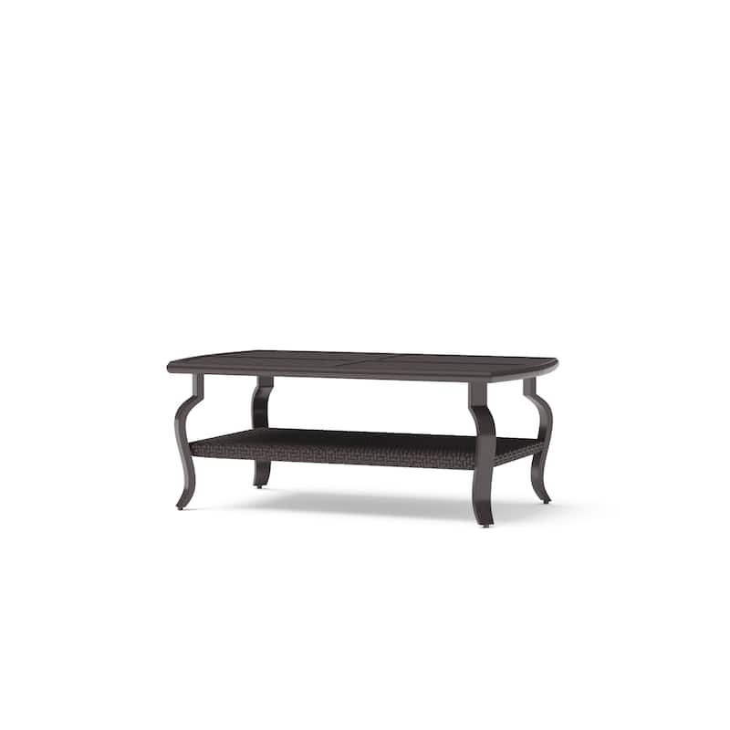Barcelo 4 Piece Sunbrella Outdoor Patio Motion Seating Set with Table