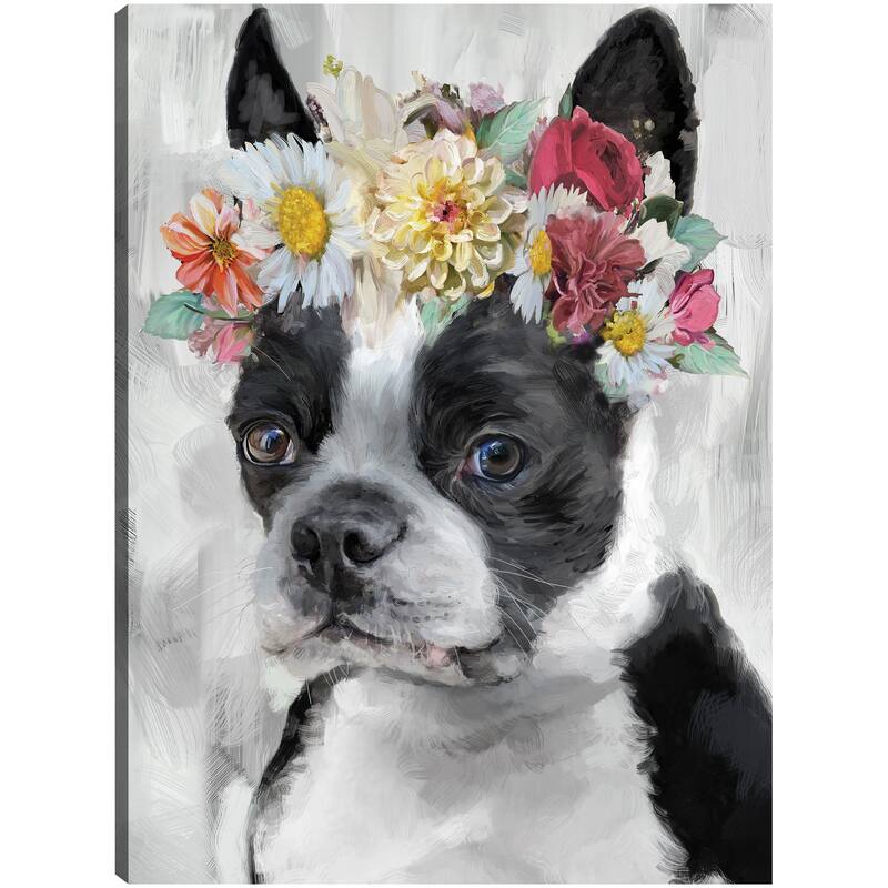 Flower Power VII By Studio Arts Canvas Art Print
