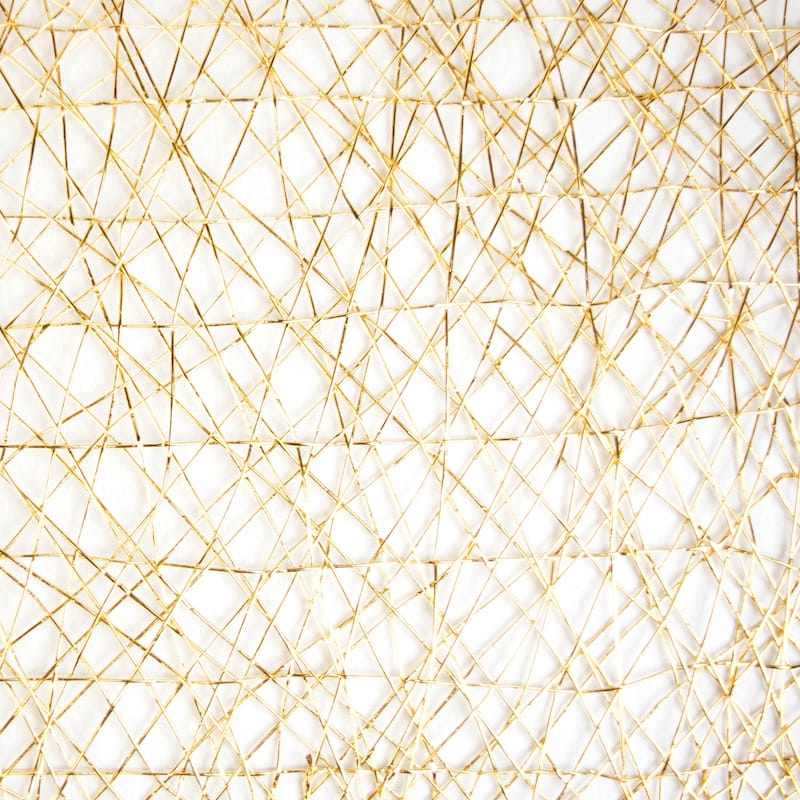 DII Woven Paper Table Runner - 72"x14" - Gold