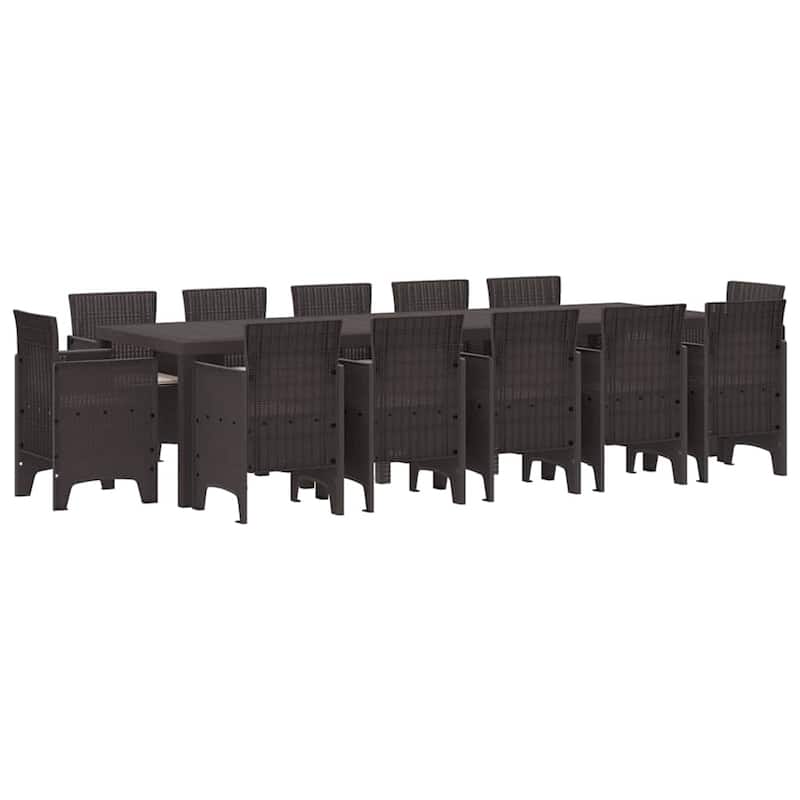 vidaXL Garden Dining Set 11/13 pcs - 118.1 x 39.4 x 28.7