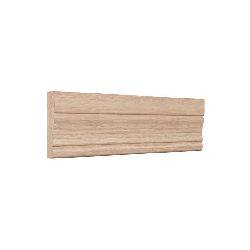WM443: 5/8-in D x 3-1/4-in W x 96-in L Americraft Solid Hardwood Stain Grade Colonial Casing Moulding
