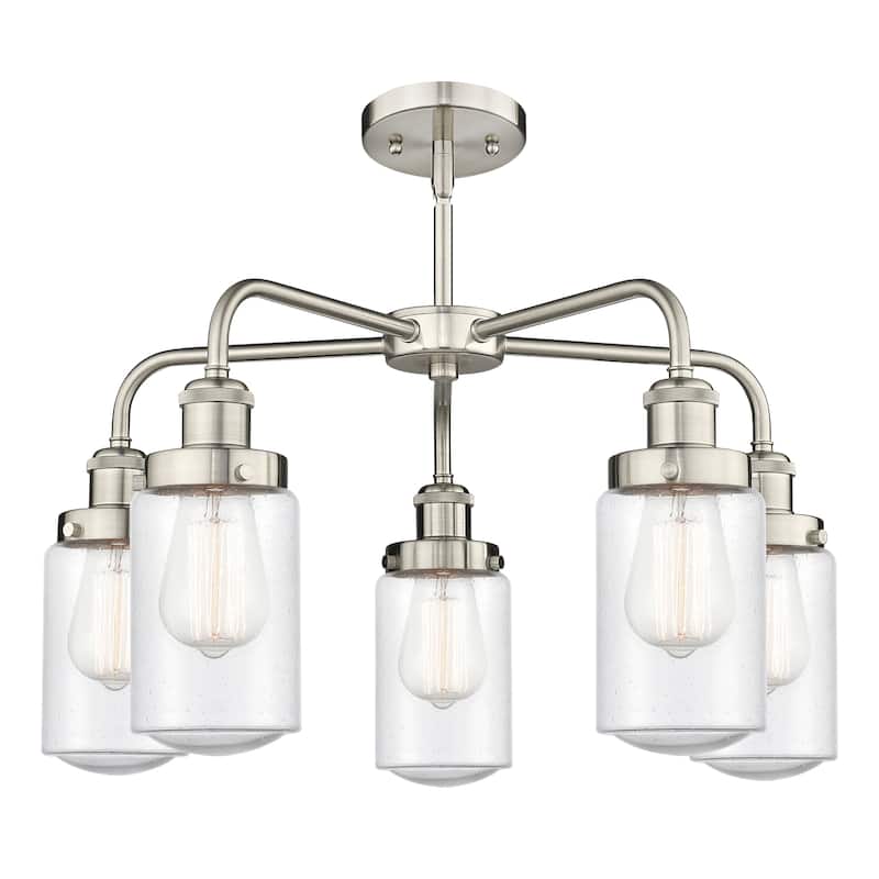 Innovations Lighting Dover - 5 Light 23" Stem Hung Chandelier